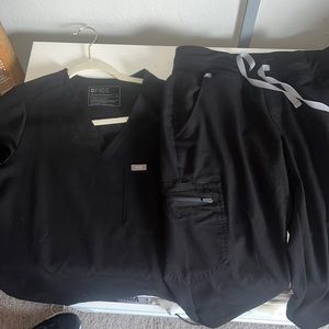 Fig Scrub Top and Bottom